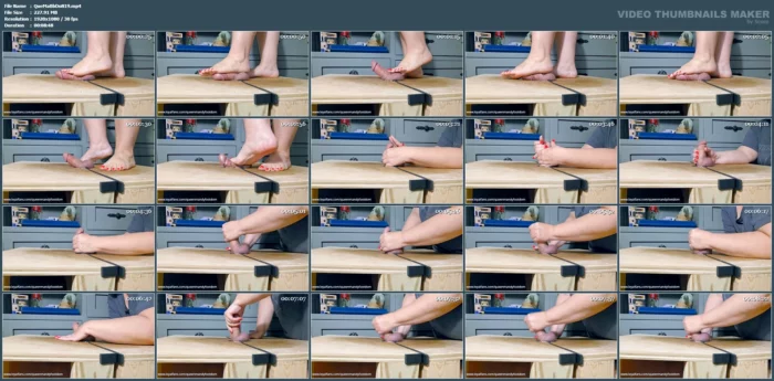 Footjob And Handjob With Cuckold Talk! - QUEEN MANDY BALLBUSTING DOM / EMPRESS MICHELLE - MP4