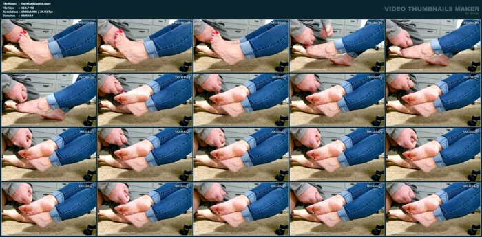 Pay To Jerk Off On My Feet! - QUEEN MANDY BALLBUSTING DOM / EMPRESS MICHELLE - MP4