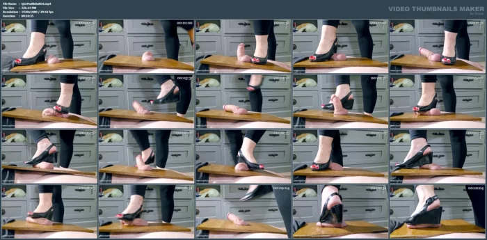 Red Light, Green Light Cock Trample! - QUEEN MANDY BALLBUSTING DOM / EMPRESS MICHELLE - MP4
