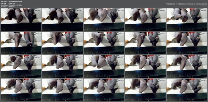 Worship At Our Feet Foot Cuck! - QUEEN MANDY BALLBUSTING DOM / EMPRESS MICHELLE - MP4