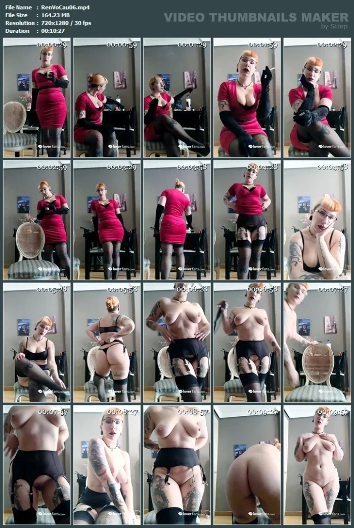 Humiliation And Degrading Roleplay - RENA VON CAUSTIC - MP4