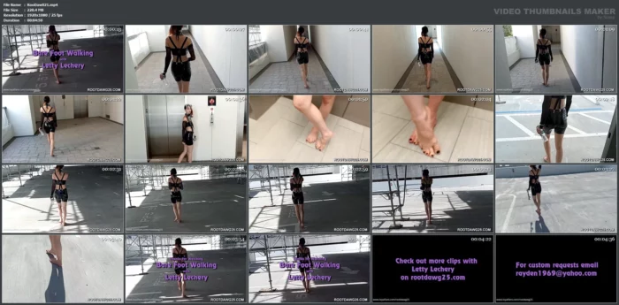 Bare Foot Walking With Letty Lechery - ROOTDAWG - MP4
