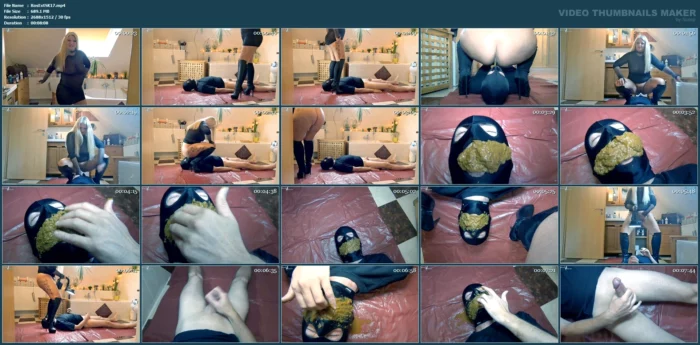Mega Diarrhea-Shit For A Slaves Mouth - ROSELLA EXTREM SCAT - MP4