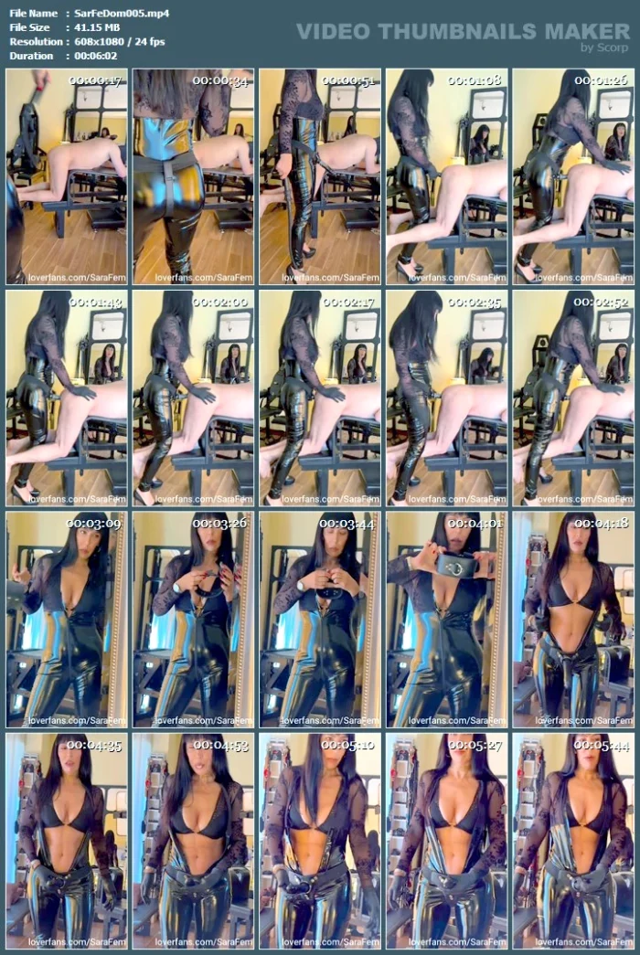 A Few Lashes Put You In Your Place - SARAFEMDOMINA / DOMINA SARA - MP4