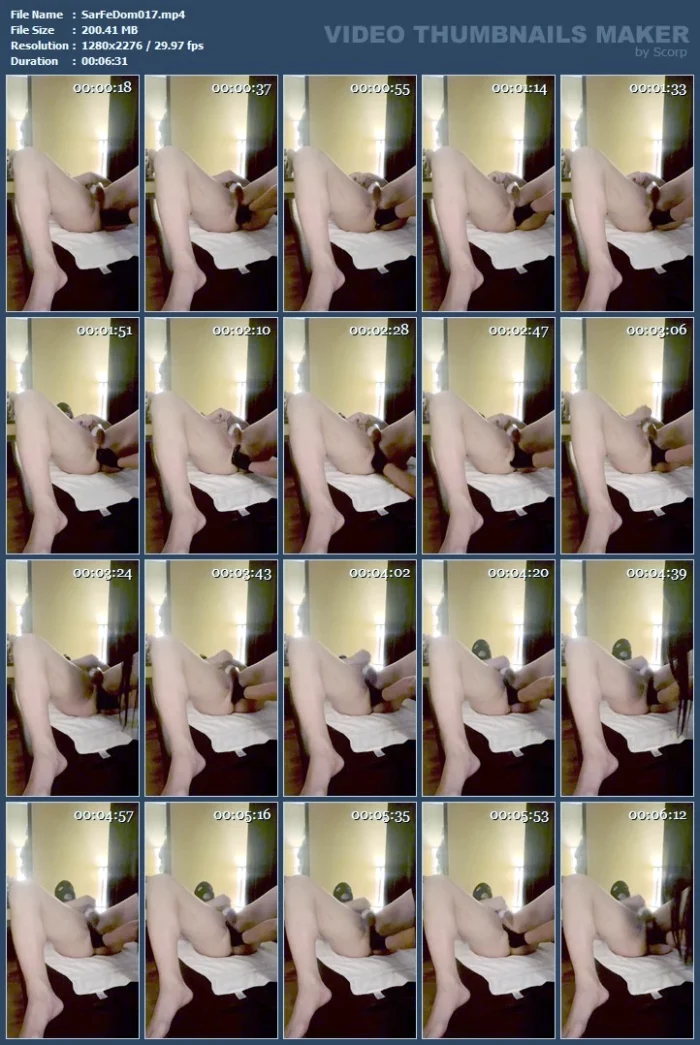 Anal Fun - SARAFEMDOMINA / DOMINA SARA - MP4