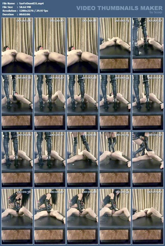 Ballbusting - SARAFEMDOMINA / DOMINA SARA - MP4