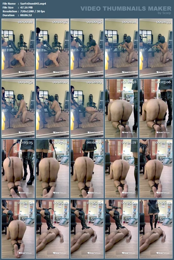 Boot Worship - SARAFEMDOMINA / DOMINA SARA - MP4
