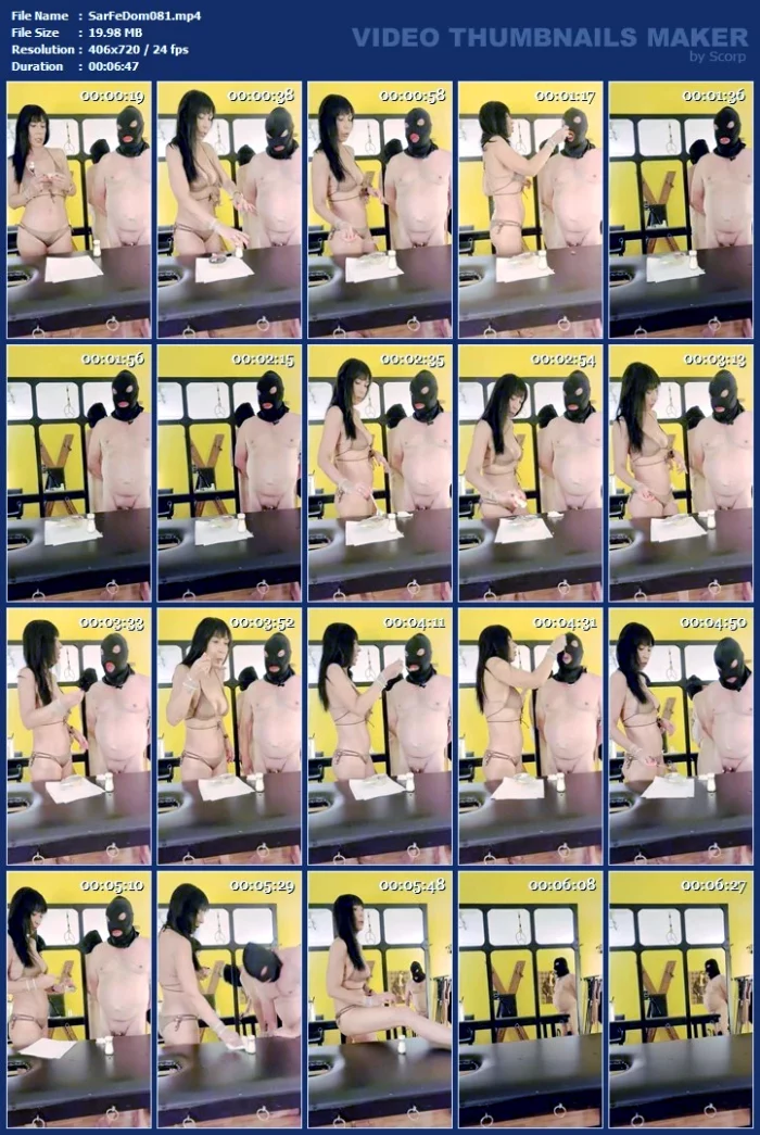 Dog Food, A Dog And 29 Degrees - SARAFEMDOMINA / DOMINA SARA - MP4