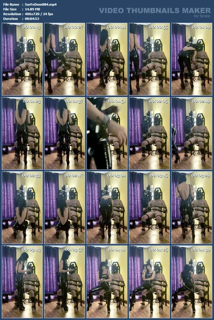 Don't Be Afraid Of Something You Can't See - SARAFEMDOMINA / DOMINA SARA - MP4