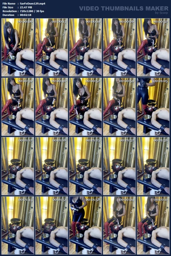 Golden Shower - SARAFEMDOMINA / DOMINA SARA - MP4
