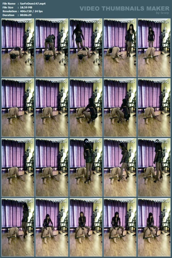 Hole In Steel - SARAFEMDOMINA / DOMINA SARA - MP4