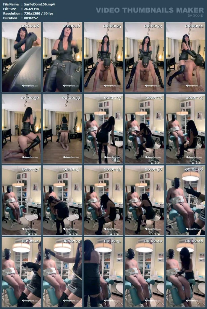 Human Pony - SARAFEMDOMINA / DOMINA SARA - MP4