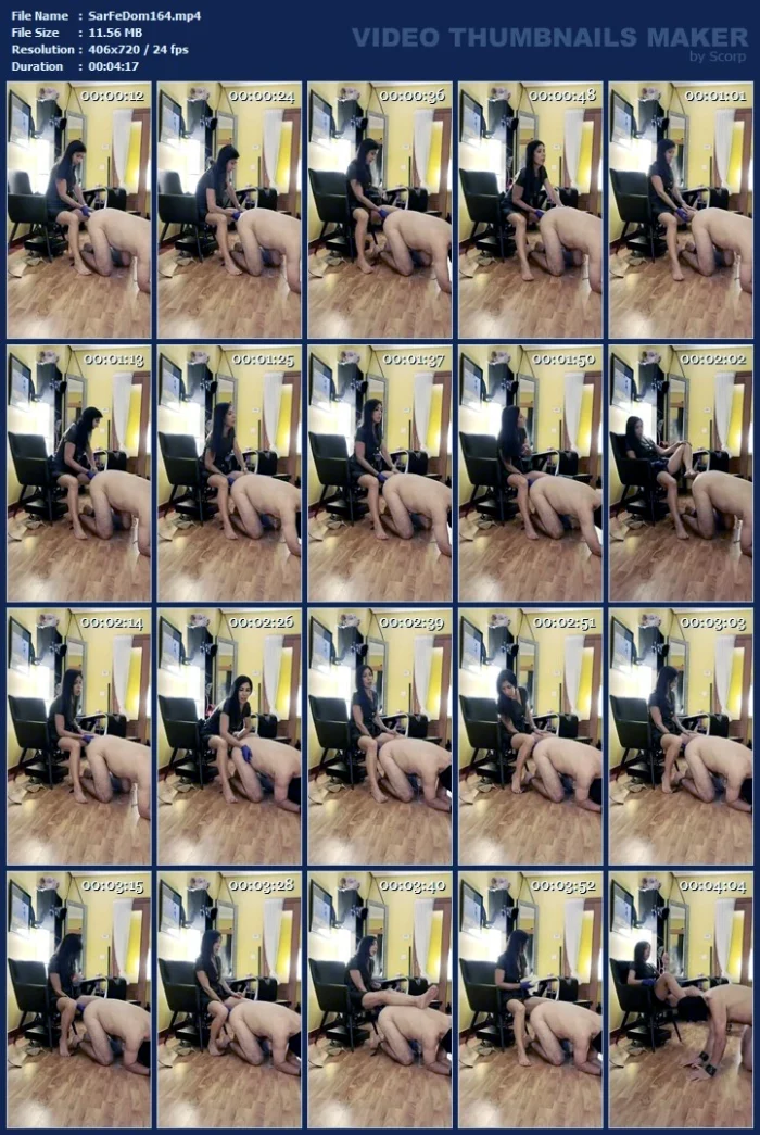 I'll Take You Where I Want In A Blah Blah Blah - SARAFEMDOMINA / DOMINA SARA - MP4