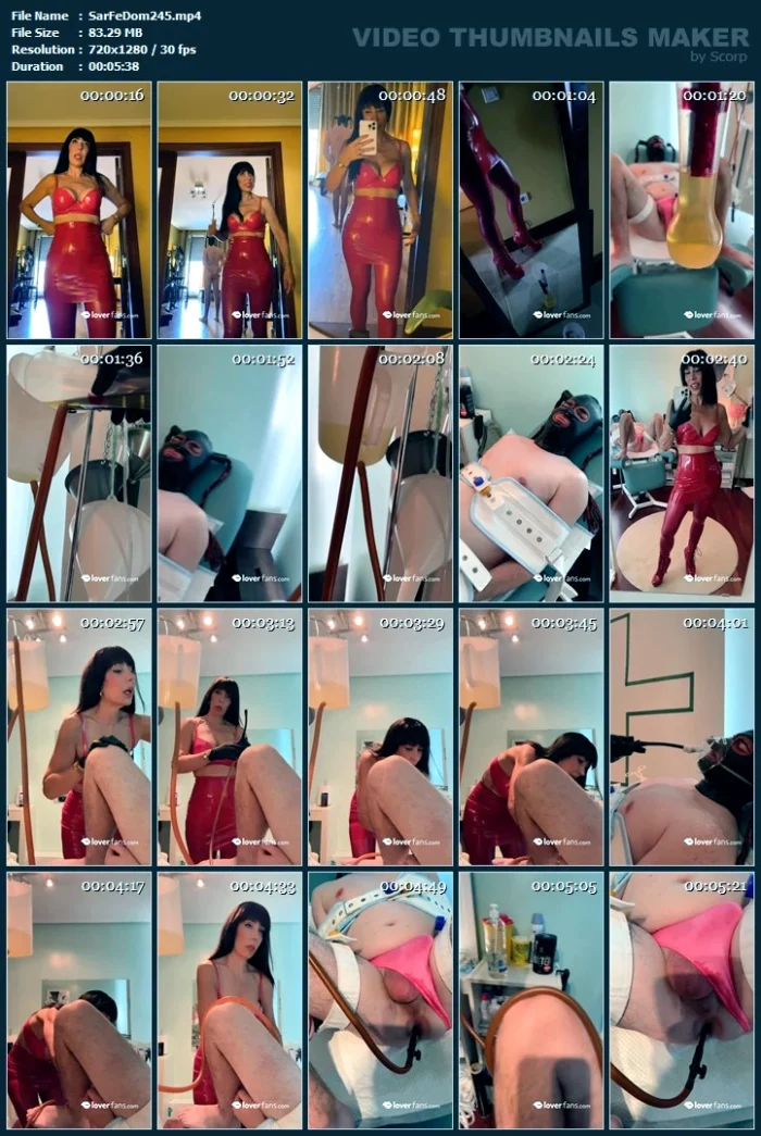 Medical Golden Enema - SARAFEMDOMINA / DOMINA SARA - MP4