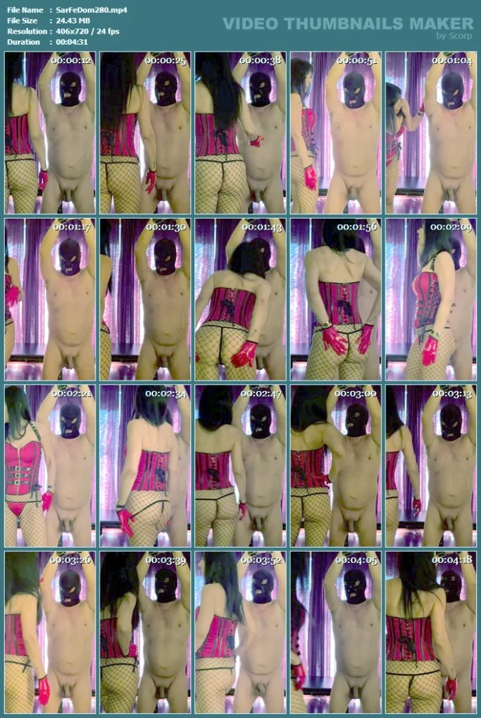 Nothing Matters Except Everything I Want... Wipe My Ass, You Want - SARAFEMDOMINA / DOMINA SARA - MP4