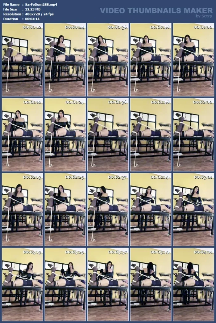 Open It And Feel The Anal Hook - SARAFEMDOMINA / DOMINA SARA - MP4