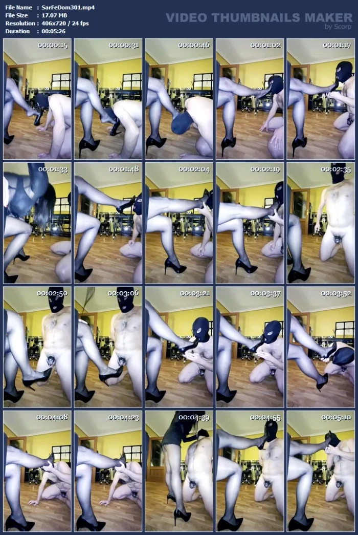 Pantys. - Half. Nylon - SARAFEMDOMINA / DOMINA SARA - MP4