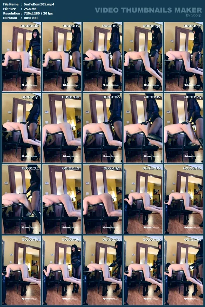 Pegging 32423423 - SARAFEMDOMINA / DOMINA SARA - MP4
