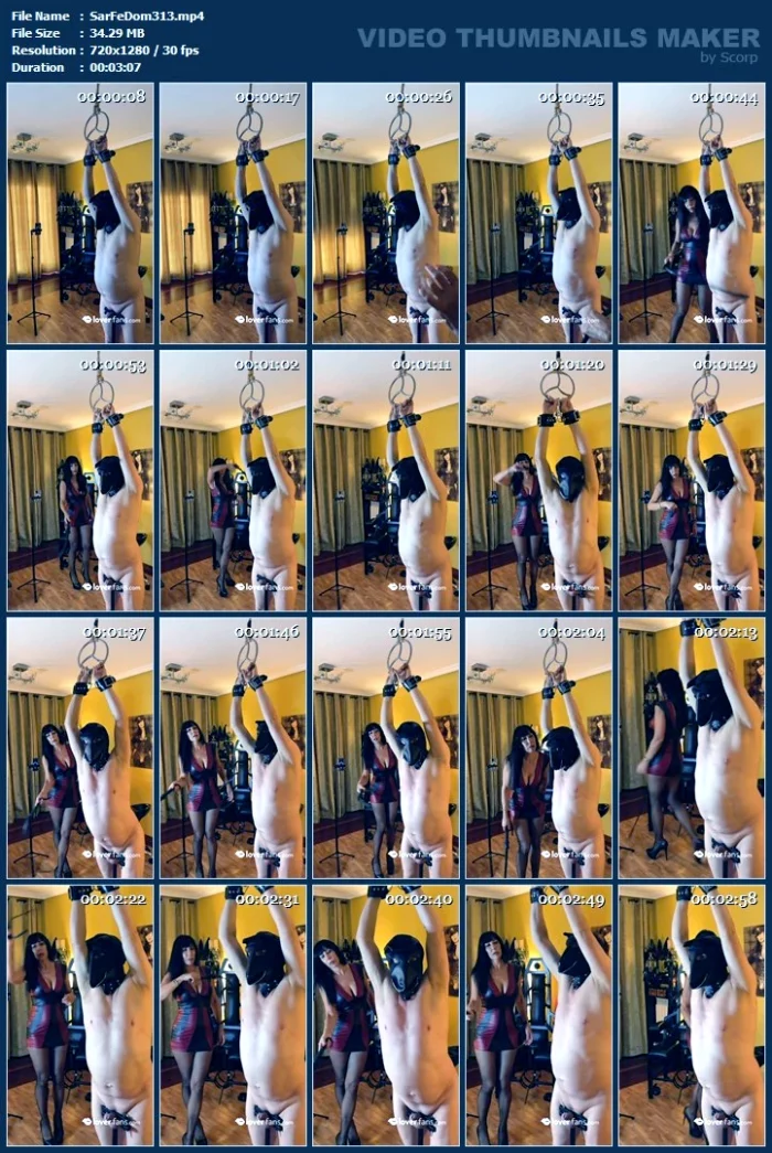 Preambles And Execution Of A Session - SARAFEMDOMINA / DOMINA SARA - MP4