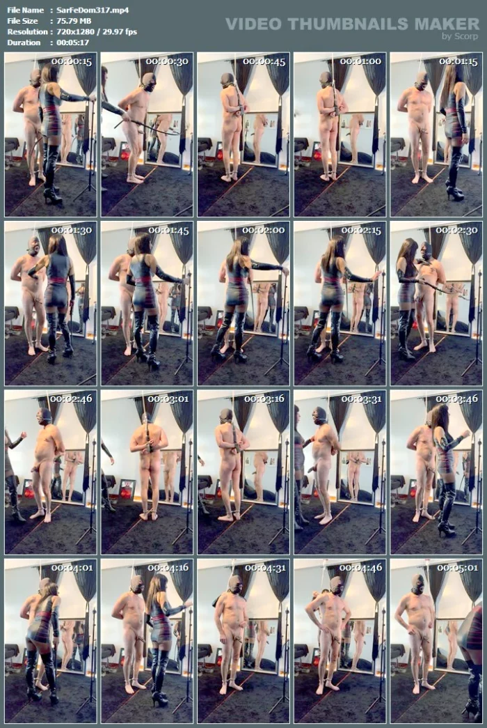 Putting A Masochist In A State Of Delusion Is A Pleasure For Me - SARAFEMDOMINA / DOMINA SARA - MP4