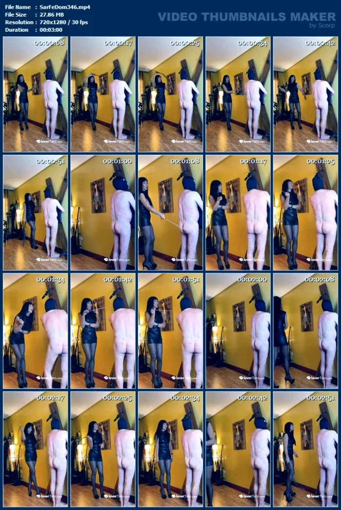 So Fun To Hit On Your Body - SARAFEMDOMINA / DOMINA SARA - MP4