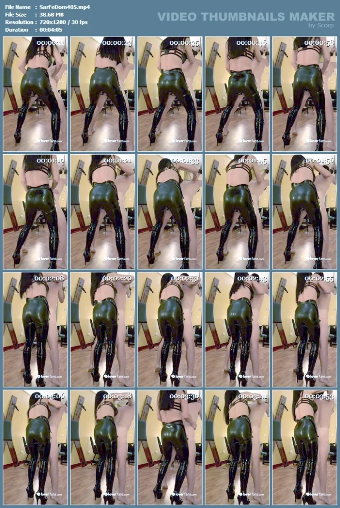 This Slave Gives Himself To Me So Easily That I'm Going To Keep Him Locked Up For 4 Days For Me - SARAFEMDOMINA / DOMINA SARA - MP4