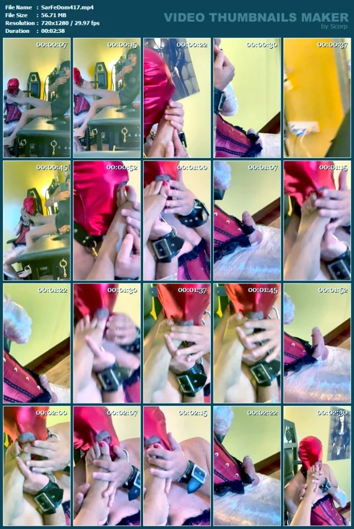 Toes - SARAFEMDOMINA / DOMINA SARA - MP4