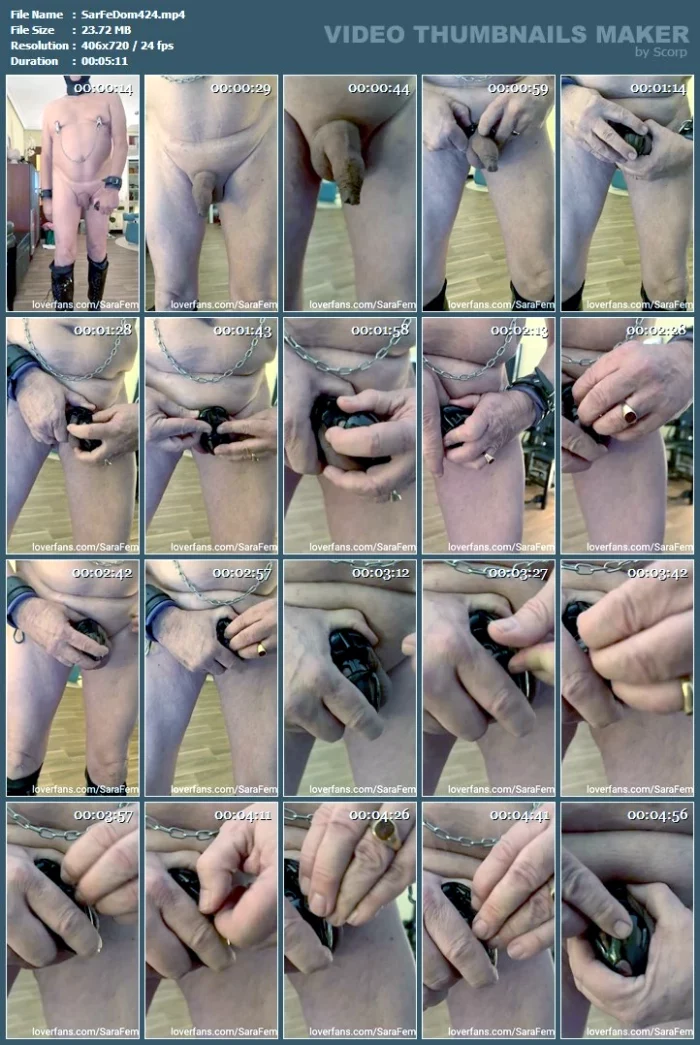 Training On How To Be The Tightest In The Genital Area With A Fufu - SARAFEMDOMINA / DOMINA SARA - MP4