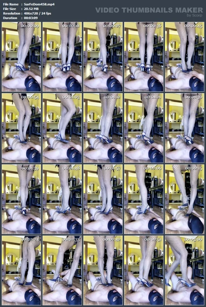 You'd Love To See Me Jump Over And Over On Your Body - SARAFEMDOMINA / DOMINA SARA - MP4