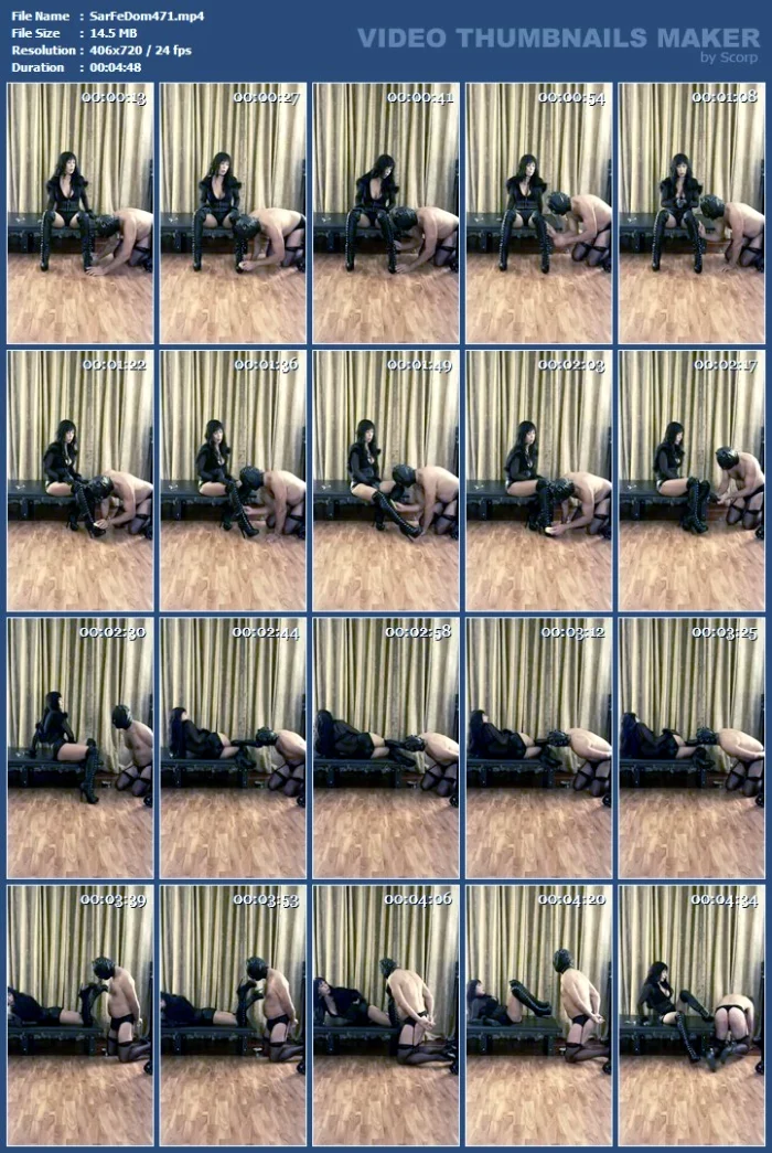 You Know Someone Like Me Will Hurt You And Break Your Heart, But You Can't Resist - SARAFEMDOMINA / DOMINA SARA - MP4