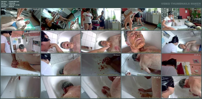 2big Piles Shit For The Pig 3 - SCATQUEENS-BERLIN - MP4