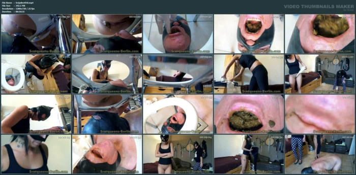 Eat Shit And Vomit Slave Part 1 - SCATQUEENS-BERLIN - MP4
