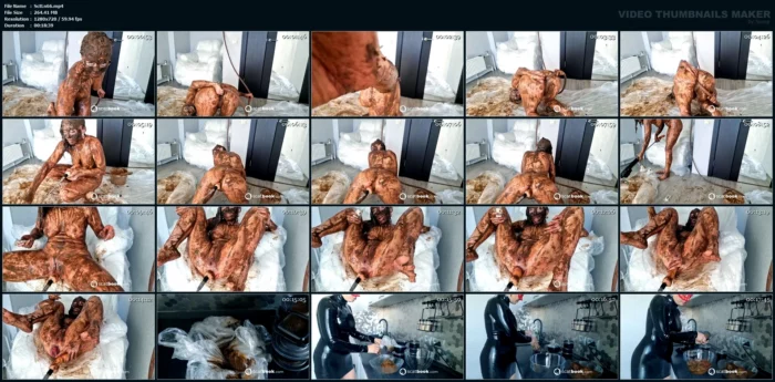 Dirty Fuck With 16 Loads Of Shit Part 4 - SCATLINA - MP4
