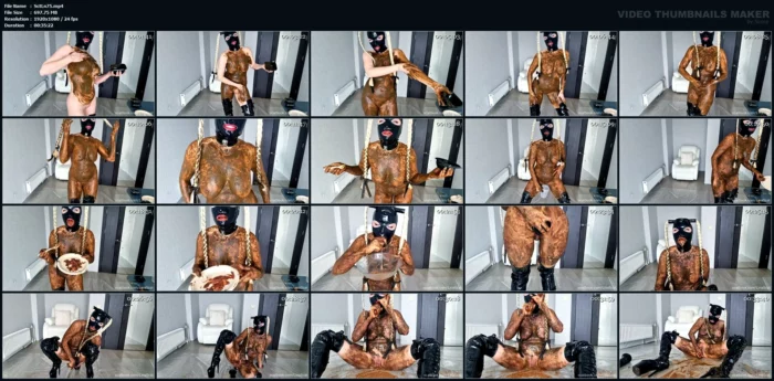 Shitty Latex Dress - SCATLINA - MP4