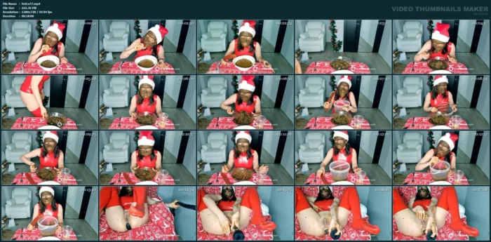 Shitty Santa 2025 With 22 Loads Of Shit Part 2 - SCATLINA - MP4