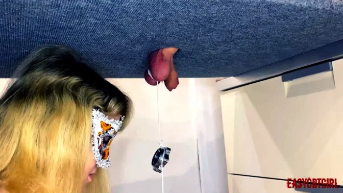 Mistress Tied Weights To The Balls Of Her - SEXYFEMDOMCBT - MP4