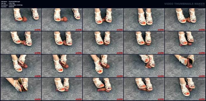Mistress With Sexy Legs Sexy Legs In Shoes Torture Cock And Balls - SEXYFEMDOMCBT - MP4