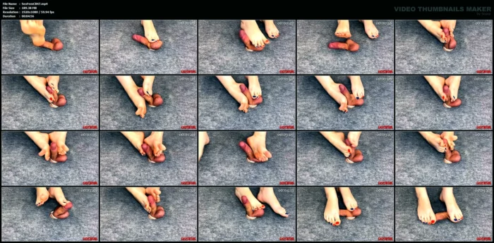 Sexy Feet Mistress Spanks Dick And Balls - SEXYFEMDOMCBT - MP4