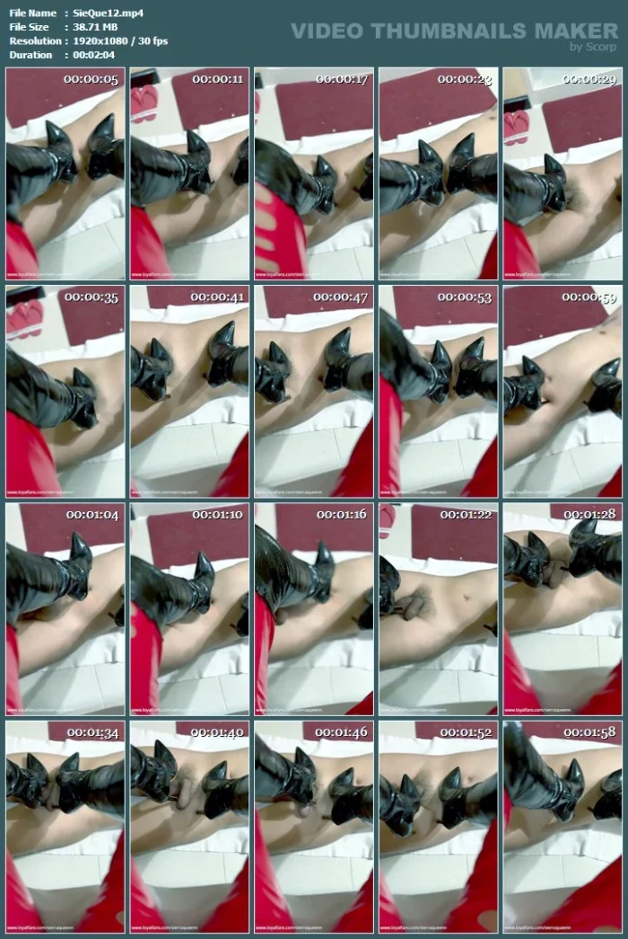 Cum On My Boots! - SIERRA QUEEN - MP4