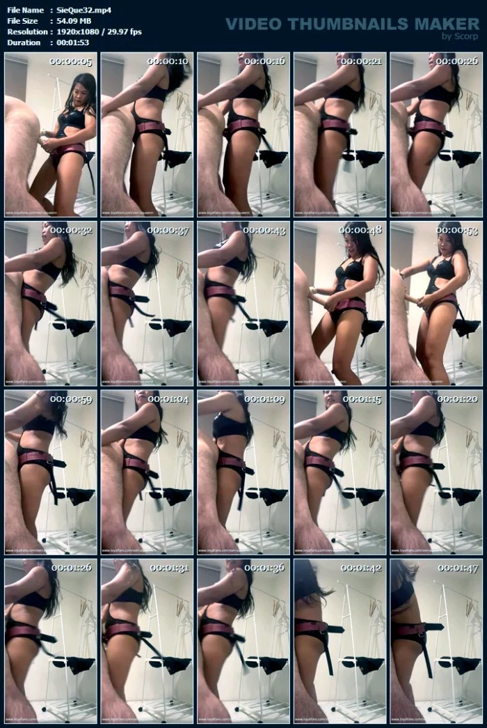 Pegging - My Slut Gets Fucked! - SIERRA QUEEN - MP4