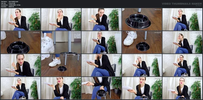 A Fantastic Meal - Mistress Anfisa - SPITTING-GIRLS - MP4