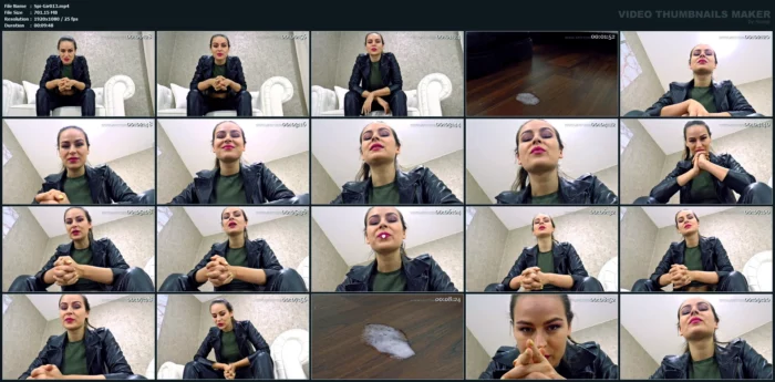 A Visage To Spit On - Mistress Anfisa - SPITTING-GIRLS - MP4