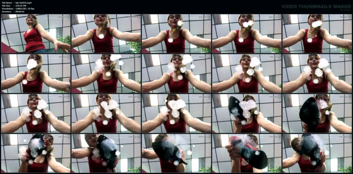 Brat Girl Jana H - Open Your Gob - Now You Will Swallow My Spit - SPITTING-GIRLS - MP4