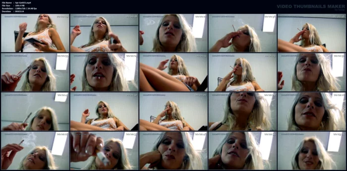 Dominant Melissa - Spittoon And Ashtray - SPITTING-GIRLS - MP4