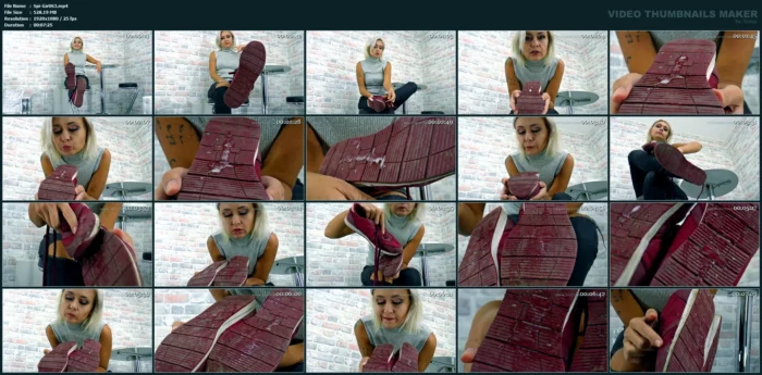 Eat Her Spit With All The Dirt! - Mistress Roxana - SPITTING-GIRLS - MP4