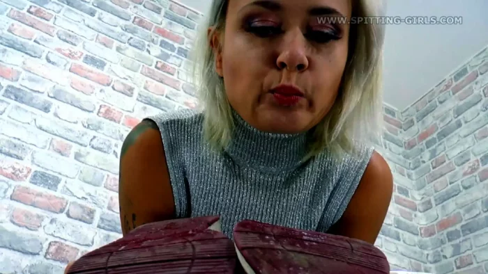 Eat Her Spit With All The Dirt! - Mistress Roxana - SPITTING-GIRLS - MP4
