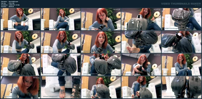 Jamie-Kate Collects Her Spit For You - SPITTING-GIRLS - MP4