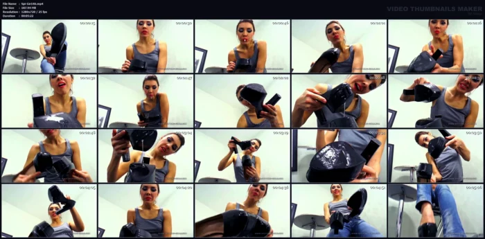 Lots Of Spit To Lick Off! - Mistress Sabrina - SPITTING-GIRLS - MP4