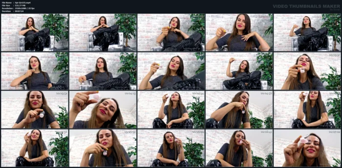 Mistress Anfisa - Spit Shot For You! - SPITTING-GIRLS - MP4