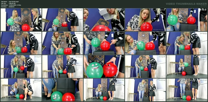 Queen Hanna, Mistress Jane - Soaking Wet, Covered In Saliva! - SPITTING-GIRLS - MP4